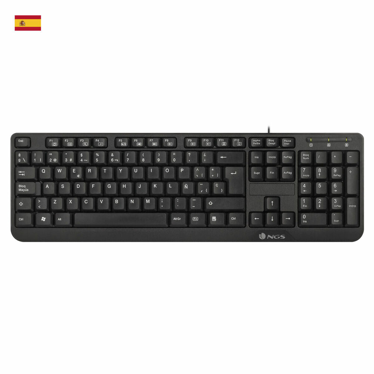 Keyboard NGS NGS-KEYBOARD-0344 Black-0