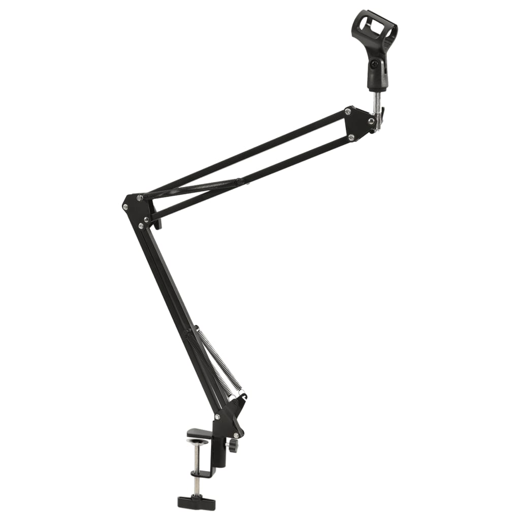 NNEVL Table Mounted Microphone Stand Black Steel