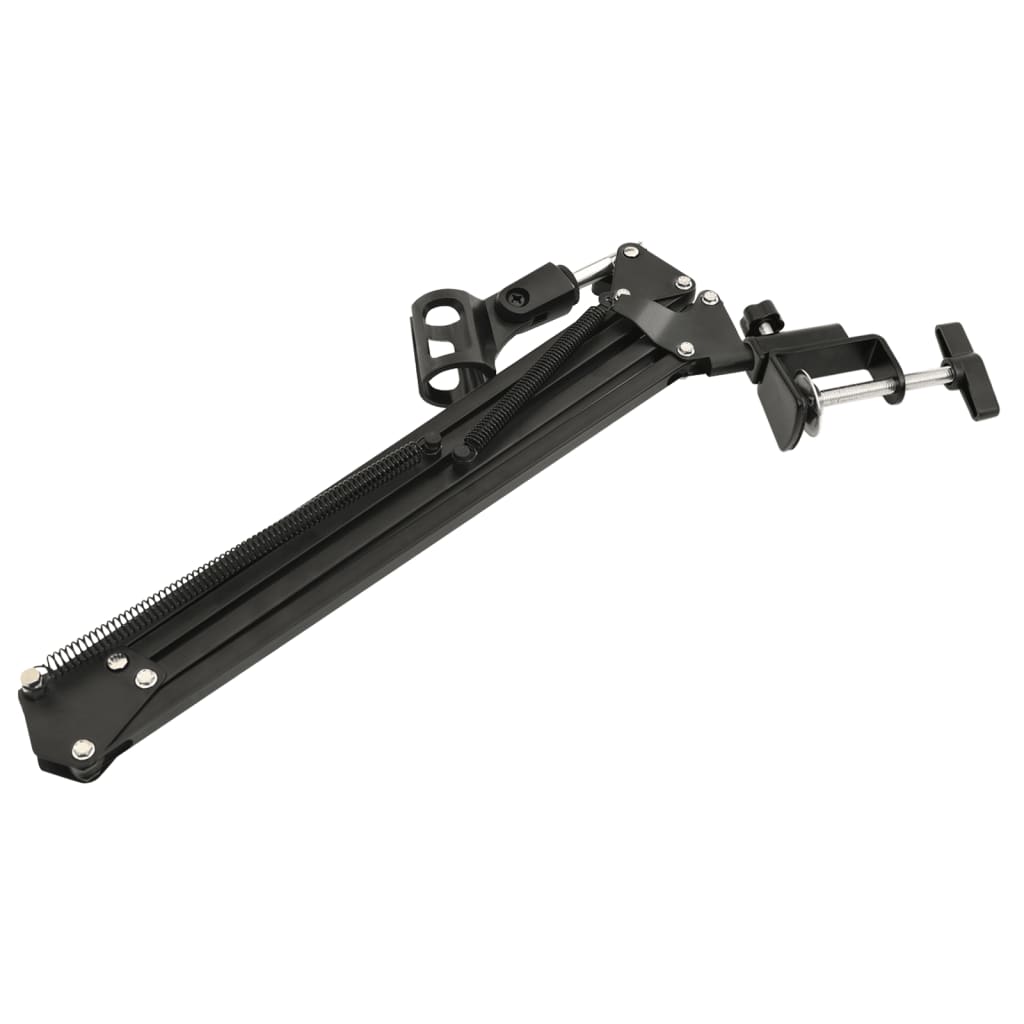 NNEVL Table Mounted Microphone Stand Black Steel