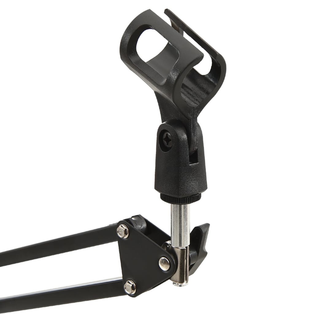 NNEVL Table Mounted Microphone Stand Black Steel