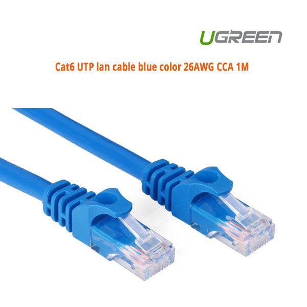 NNEDSZ Cat6 UTP blue color 26AWG CCA LAN Cable 15M (11207)